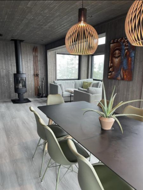 Stylish cabin at Lifjell with jacuzzi and sauna
